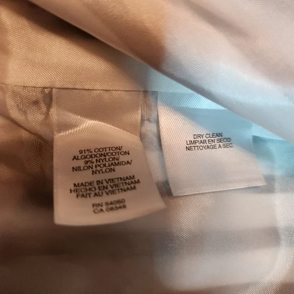 Anne Klein Black and White Striped Jacket - Picture 6 of 11